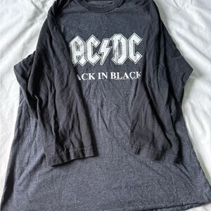 AC/DC Black Long Sleeve Tee